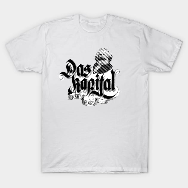 Das Kapital, Karl Marx T-Shirt by evrentural